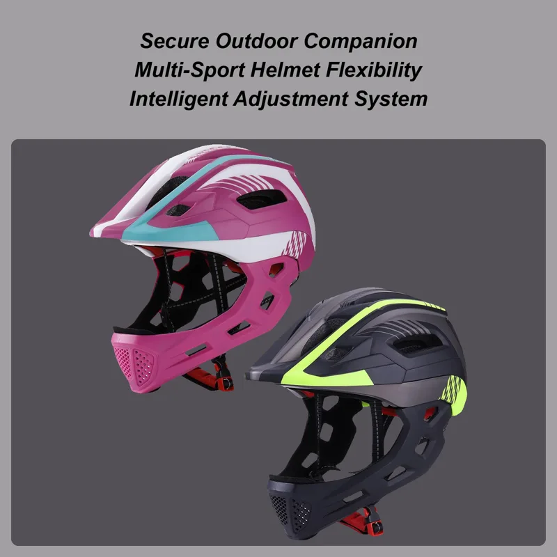 Cycling Gear Beginner - Youth Full Face Helmet Cycling Head