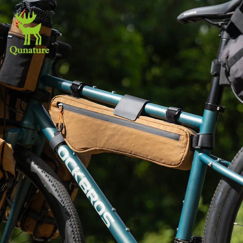 Cycling Gear Organizer Bag - Qunature Bikepacking Bag Bike Frame Bag