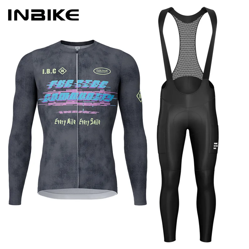 Cycling Gear Jersey - INBIKE Spring Autumn Cycling Set Cycling