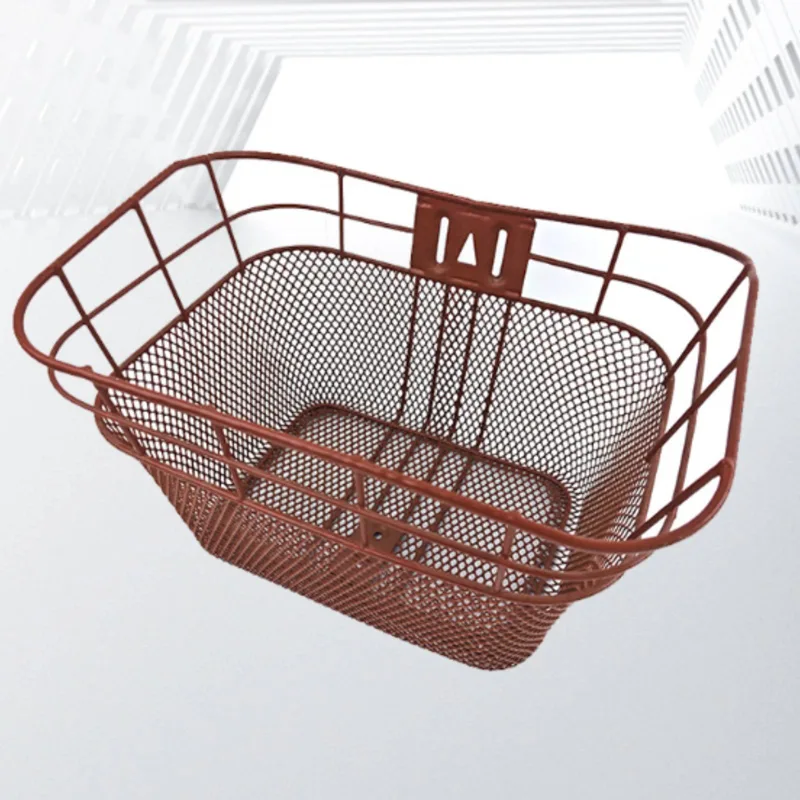 Cycling Gear Shop - Front Metal Cycle Basket Large Capacity