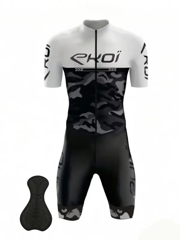 Cycling Gear Brands - Short Sleeve Shorts Men‘s Cycling Jumpsuit,