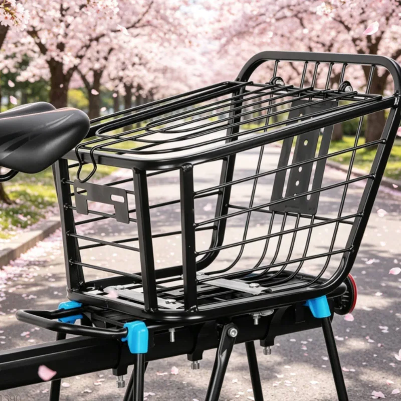 Cycling Gear Shop - Folding Rear Bike Basket Foldable Mountain