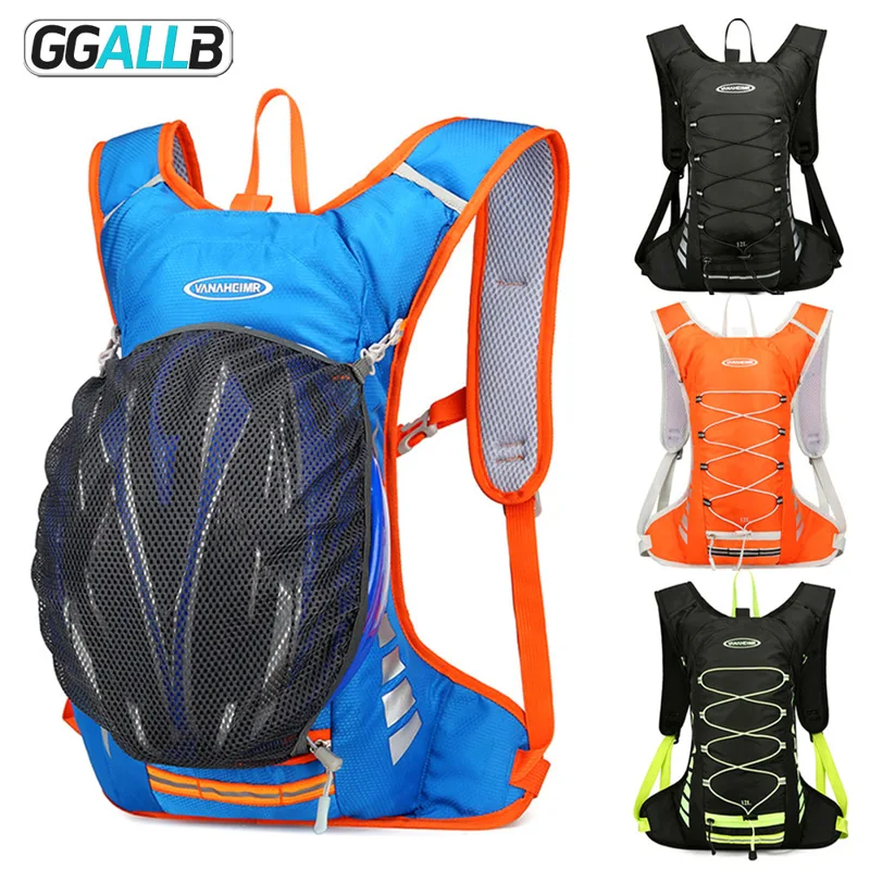 Cycling Gear Organizer Bag - Hydration Pack Backpack for Running, Hiking,