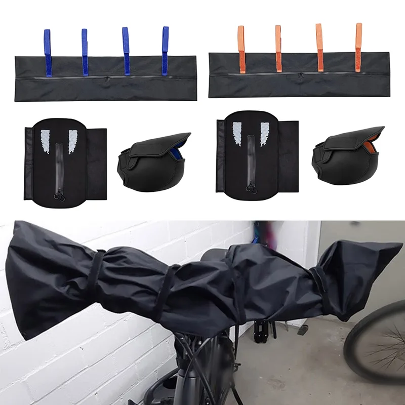 Cycling Gear For Commuting - Reflective E-Bike Cover Set For Motor