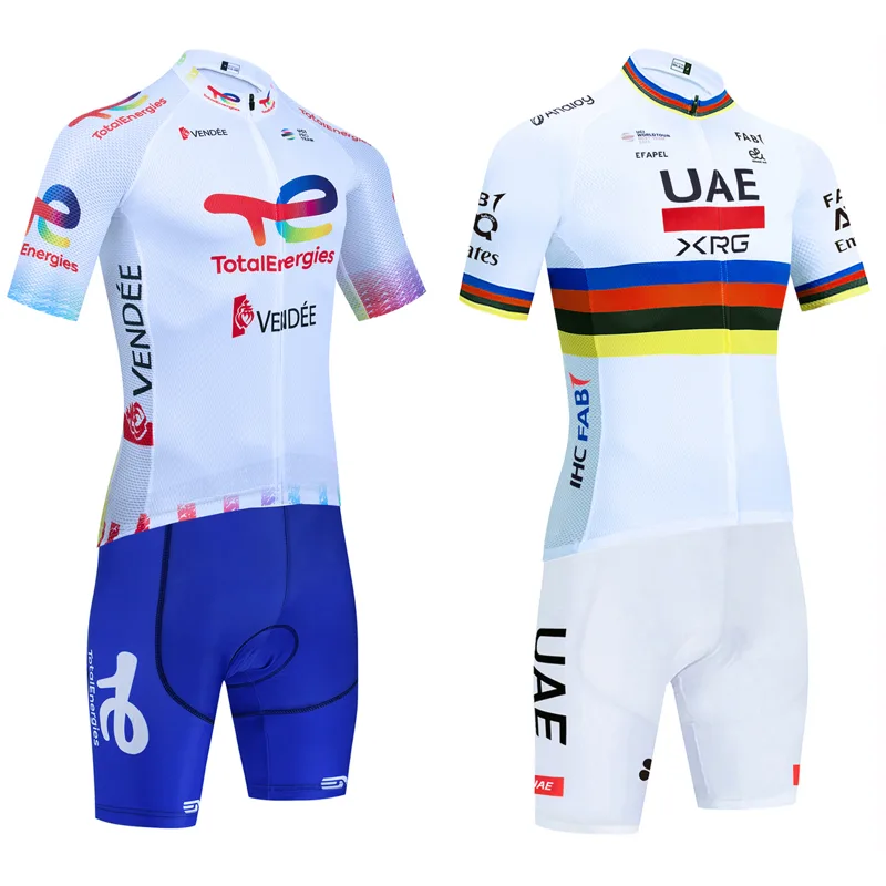 Cycling Gear Jersey - New UAE Cycling Jersey White TOTAL