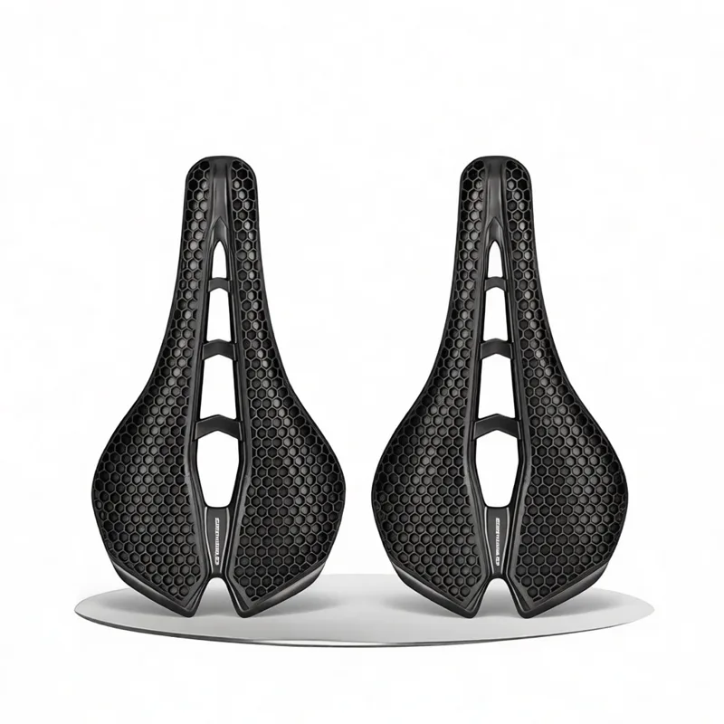 Cycling Gear For Commuting - Honeycomb Bicycle Saddle Breathable Hollow Cushion