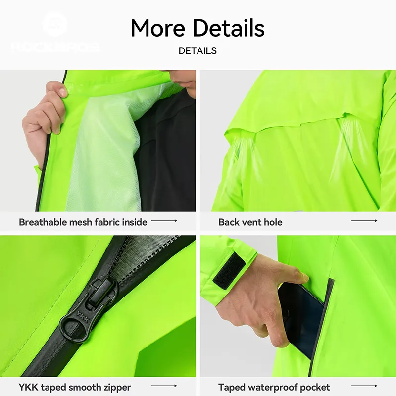 ROCKBROS Cycling Raincoat All- - Cycling Gear Women Sale 评论和价格