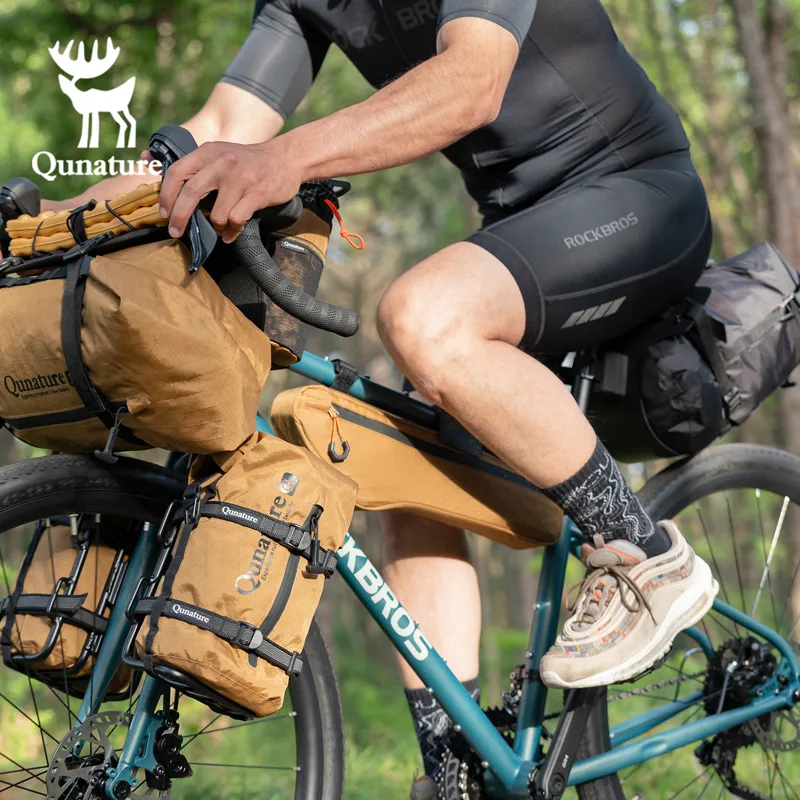 Qunature Bikepacking Bag Bike  - Cycling Gear Organizer Bag 评论和价格