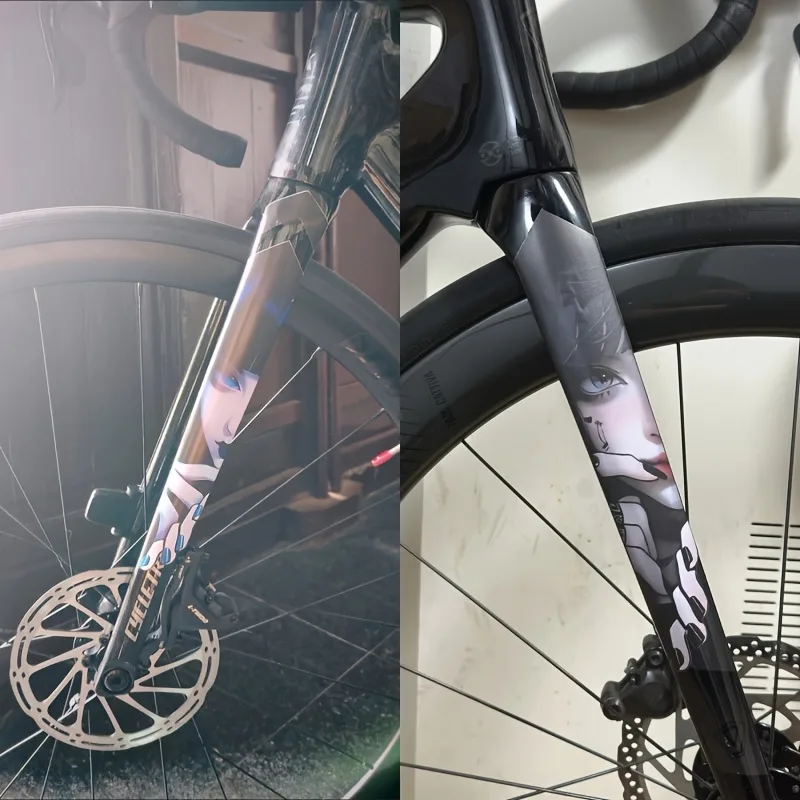 1Pc Anime Girl Peeking Sticker - Cycling Gear Sale 评论和价格