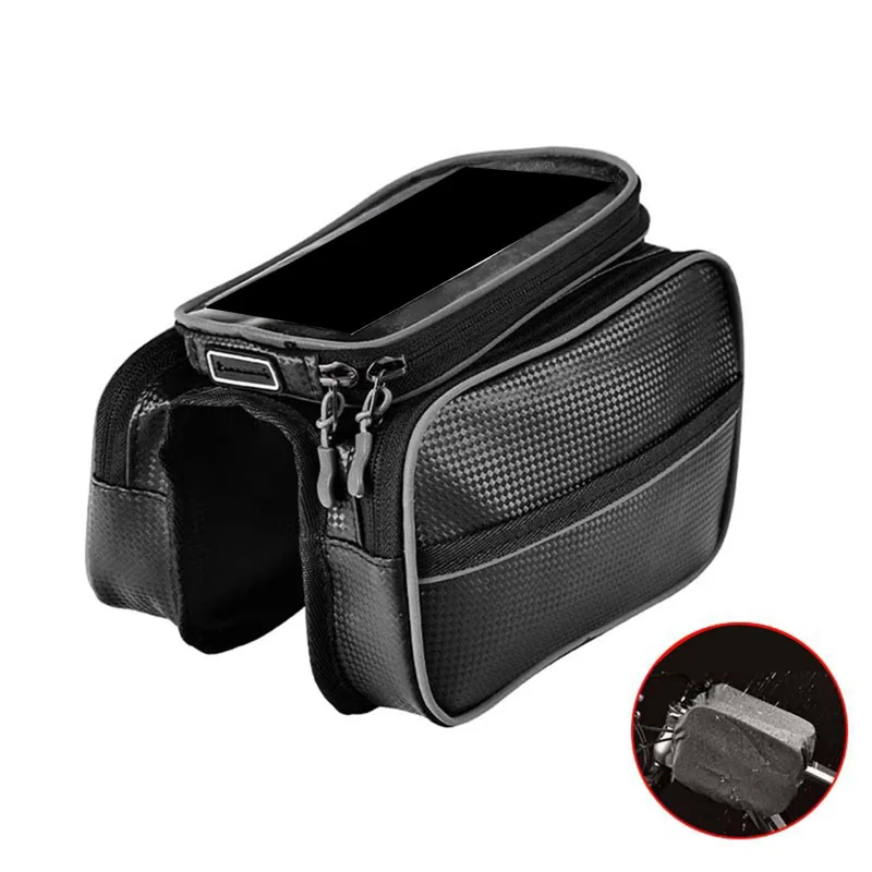 Cycling Front Frame Tube Bag f - Road Cycling Essential Gear 评论和价格