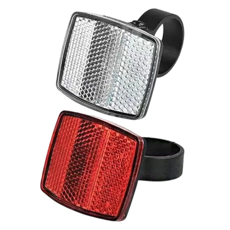 2 Pcs Bike Front Rear Reflecto - Cycling Gear For Commuting 评论和价格