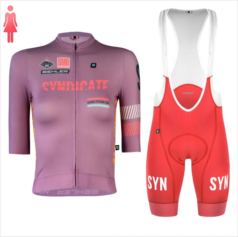 SYN Purple short sleeve Jersey - Cycling Gear Women Sale 评论和价格