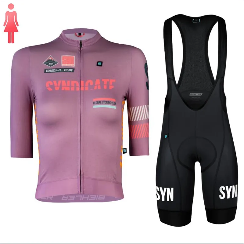 SYN Purple short sleeve Jersey - Cycling Gear Women Sale 评论和价格