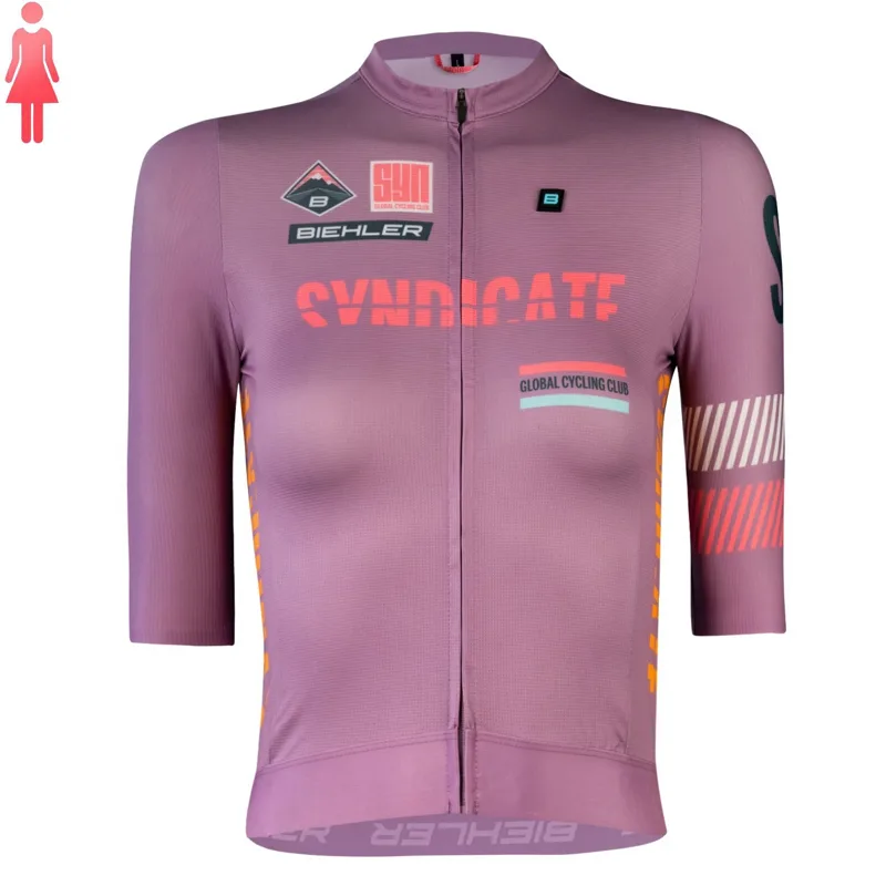 SYN Purple short sleeve Jersey - Cycling Gear Women Sale 评论和价格