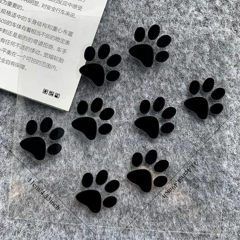 DIY Cute Cat Paw Bike Sticker  - Cycling Gear Sale 评论和价格