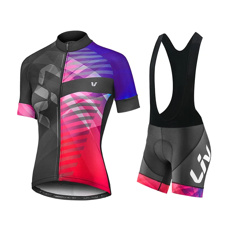 LIV Summer Cycling Jersey Bib  - Cycling Gear Jersey 评论和价格
